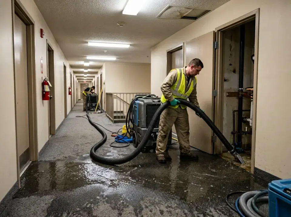 multi-unit-apartment-hallway-f-005 — frequently asked questions, Emergency Burst Pipe Water Extraction & Removal in Marlene…